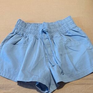 Aerie High Waist Blue Shorts